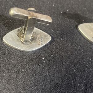 Vintage Mexico 925 Sterling Silver Cutout Cufflinks – GVG D.F. Signed